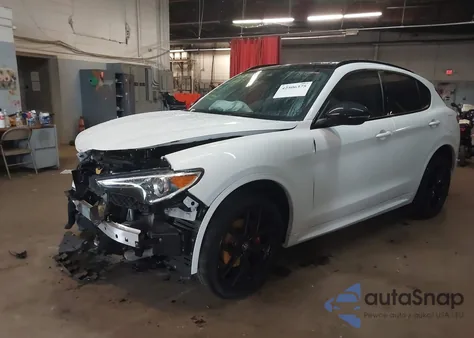 2021 Alfa Romeo Stelvio Ti Awd из США, поврежденный, VIN ZASPAKBN1M7D10288